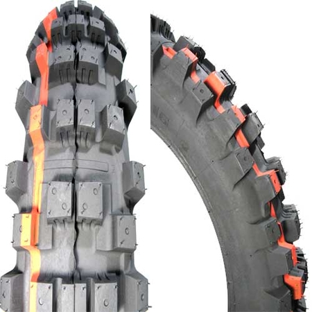Mitas C-16 Stoneater Red Stripe Rear Tire DOT