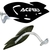 Acerbis UNIKO ATV Handguards with Mount Kit - Black