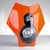 X2 70W halogen off road headlight for KTM in orange (shown with rock guard - sold separately)