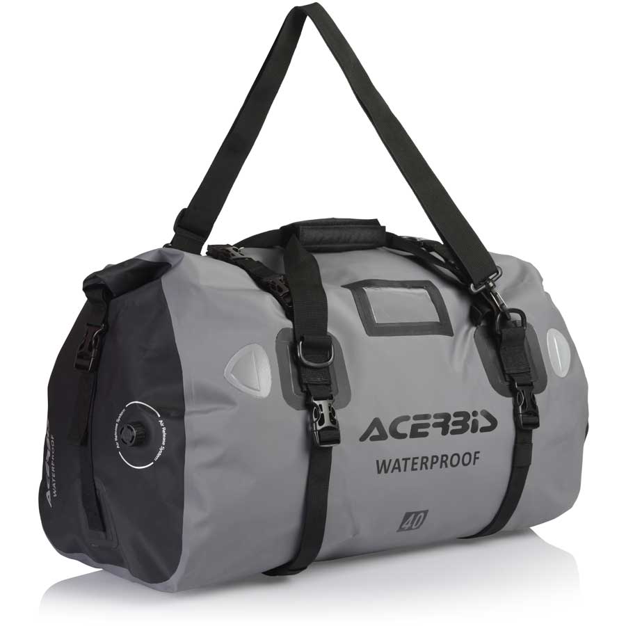 thumbnail image 2 of AFISHTOUR 40L Waterproof Motorcycle Duffel Bag - Roll Top Dry Bag With Straps For Kayaking, Camping, Travel 2 of 12