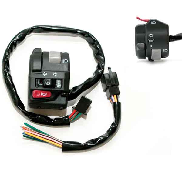K & S D.O.T. Universal Switch: Turn Signal / Horn / High-Low On-Off / Passing Flash