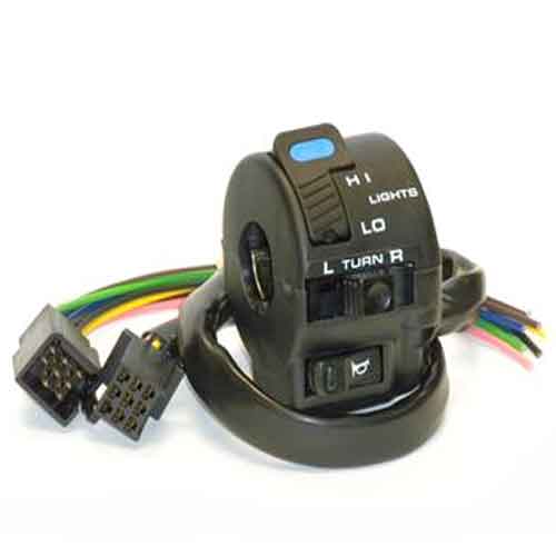 K & S D.O.T. Universal Switch: Turn Signal / Horn / High-Low / Passing Flash or Kill Button 
