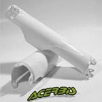 Acerbis Lower Fork Cover Set Honda CRF250R (18) CRF450R/RX (17-18) White