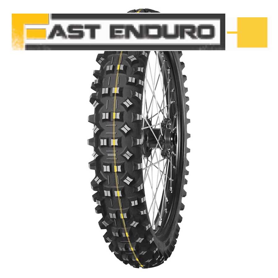 Mitas Terra Force-EF SUPER Front Tire 90/90-21 57R Tube Type (Yellow Stripe)