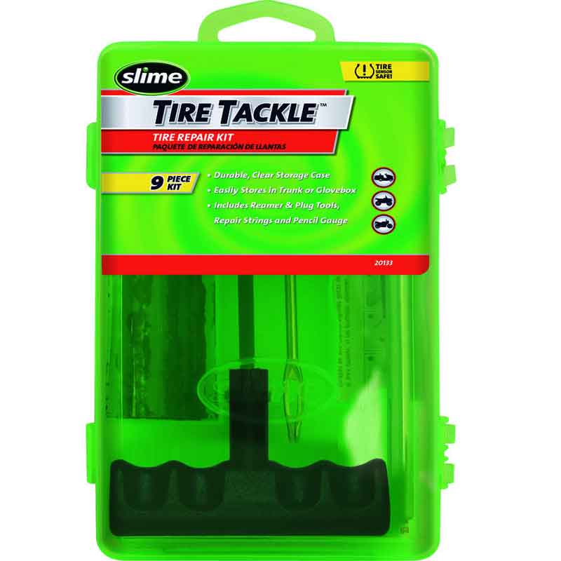 SLIME 9pc Tire Tackle Repair Kit  