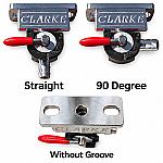 Clarke Fuel Petcock Without Groove (Straight or 90 Degree)