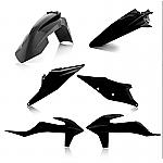 Acerbis Plastic Kit KTM SX125-250, SX-F250-450, XC-F250-450:19-20, XC250/300:19, XC250tpi/300tpi:20 Black