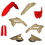 Acerbis FULL Plastic Kit Honda CRF250R (2022-2024) CRF450R (2021-2024) Red/Gold