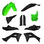 Acerbis FULL Plastic Kit Kawasaki KX250/KX450/KX450X Black/Green