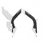 Acerbis X-Grip Frame Guards KTM SX125-250, SX-F250-450, XC250/300, XC-F250-450:19 white/black