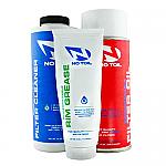 No Toil CLASSIC 3 Pack AEROSOL (Filter Oil, Cleaner and Rim Grease)