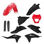Acerbis Plastic Kit- FULL GasGas EC250/300/250F/350F:21-22 Red/Black