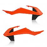 for 19-21 KTM 250SXF 16 Orange/Black Acerbis Radiator Shroud Set 