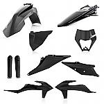 Acerbis FULL Plastic Kit KTM XCF-W350/500, XC-W150tpi/250tpi/300tpi, EXC300tpi, EXC-F350/500 Black