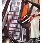 Flatland RADIATOR GUARD KTM 350/450/500 EXC and Husqvarna 350/450/501 FE 2017 (With Fan kit)