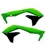 Acerbis Radiator Shrouds Kawasaki KX450F (16-18) Green/Black