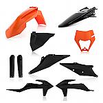 Acerbis FULL Plastic Kit KTM XCF-W350/500, XC-W150tpi/250tpi/300tpi, EXC300tpi, EXC-F350/500 (20-21) 16 Orange/Black