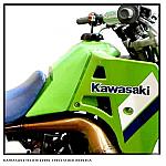 Clarke Fuel Tank Kawasaki TECATE (86-87) Stock Replica