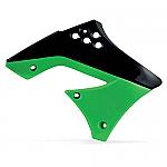 Acerbis Radiator Shrouds Kawasaki KX450F (09-11) Black/Green