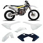 Acerbis Plastic Kit Husqvarna TE150/250/300, FE250/350/450/501:17-19, TE250i:18-19, TE300i:19 White/Blue