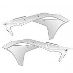 Acerbis Radiator Shroud Kawasaki KX250F:17-18, KX250:19-20 White