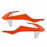 Acerbis Radiator Shrouds KTM SX85:18-24 16 Orange/White