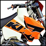 Clarke Fuel Tank KTM 200/250/300 (03-07) 3.5 Gallon