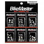 BikeMaster Chrome Valve Stems for Tubeless Rims (Pair)