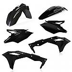 Acerbis Plastic Kit Kawasaki KX250F:18, KX250:19-20 Black