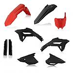 Acerbis FULL Plastic Kit Honda CRF450R: 21-23 Black/Red