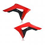 Acerbis Radiator Shroud Honda CRF250R:18-20, CRF450R:17-20 Red/Black