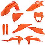 Acerbis FULL Plastic Kit KTM XCF-W350/500, XC-W150tpi/250tpi/300tpi, EXC300tpi, EXC-F350/500 16 Orange