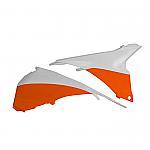Acerbis Air Box Covers KTM EXC/EXC-F/XCW/XCF-W (14-16) White/Orange
