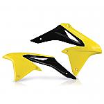 Acerbis Radiator Shrouds Suzuki RMZ250 (10-18) Yellow/Black