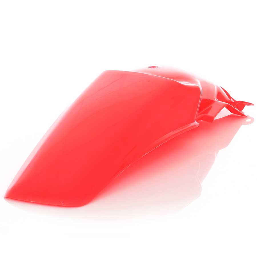 OEM Honda Rear Fender Mud Guard For CR125 R, CR250 R, CR500 R (85-90) - Flash Red