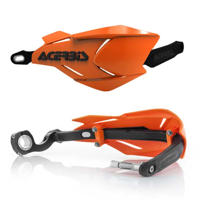 ACERBIS X-FACTORY HANDGUARD ORANGE/BLACK | Braap Factory