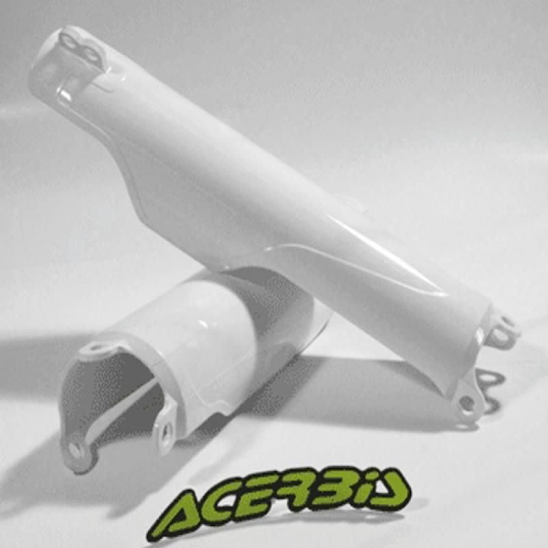 Acerbis Lower Fork Cover Set Honda CR (90-03) CRF450 (02-03) White