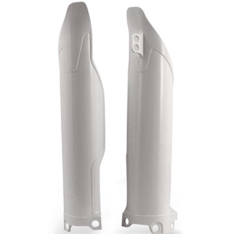 Acerbis Lower Fork Cover Set Kawasaki KX250F (09-16) 450F (09-15) White