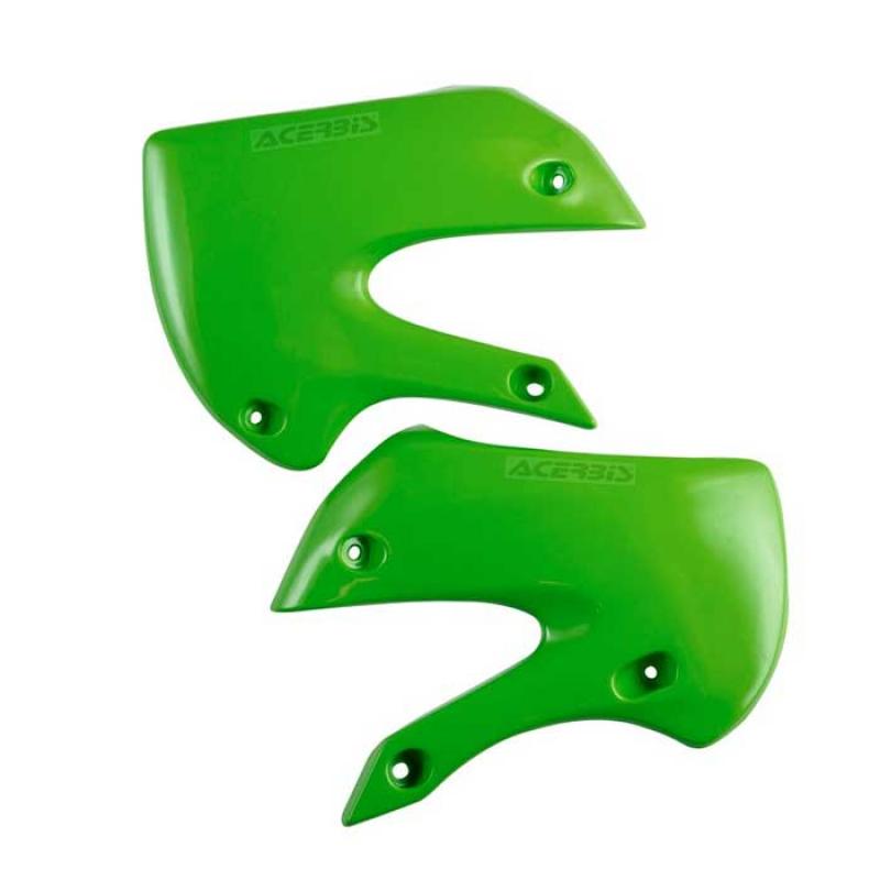 Acerbis Radiator Shrouds Kawasaki KLX110:03-09, KX65:00-20 Green