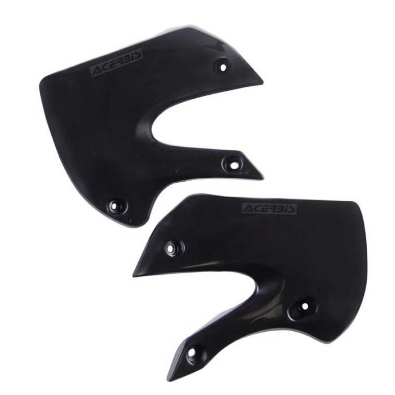 Acerbis Radiator Shrouds Kawasaki KLX110:03-09, KX65:00-20 Black