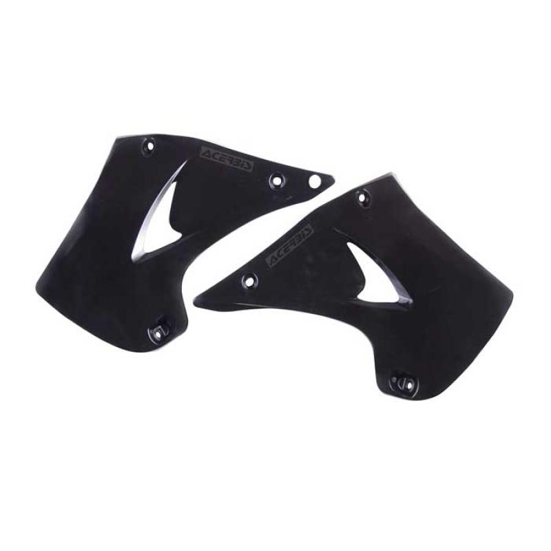 Acerbis Radiator Shrouds Kawasaki KX 125/250 (03-07) Black