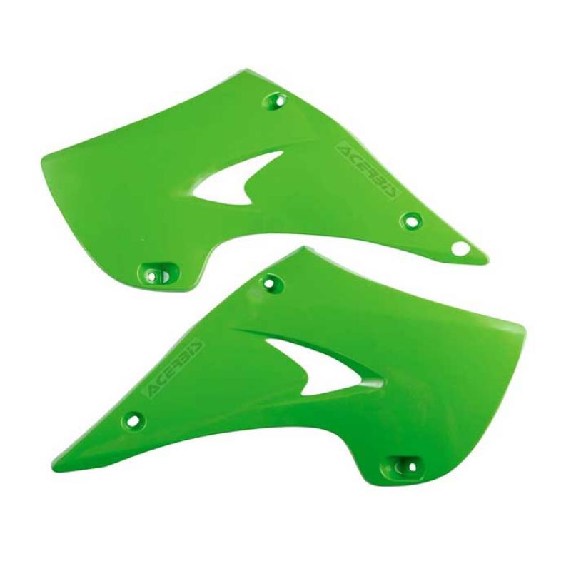 Acerbis Radiator Shrouds Kawasaki KX 125/250 (03-07) Green