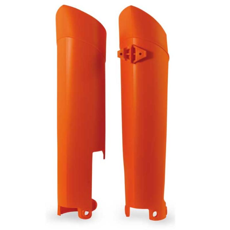 Acerbis Lower Fork Cover Set KTM EXC/XC-W (08-15) SX/SXF/XC (08-14) Orange