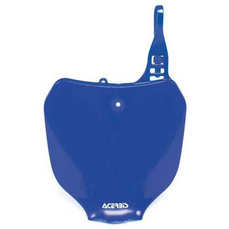 Acerbis Front Number Plate Yamaha YZ125/250 (1995-99) YZ400F (1998-99) Blue CLEARANCE