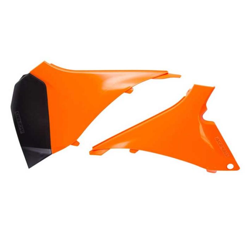 Acerbis Air Box Covers (with linkage) KTM SX/SX-F/XC/XC-F (11-12) Orange