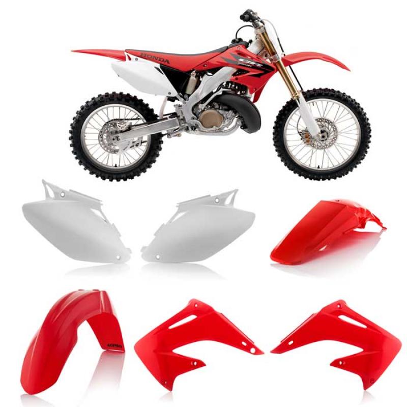 Honda CR125/ 250-2004 To 2007 OEM Acerbis Motocross MX Bike Plastics Kit 