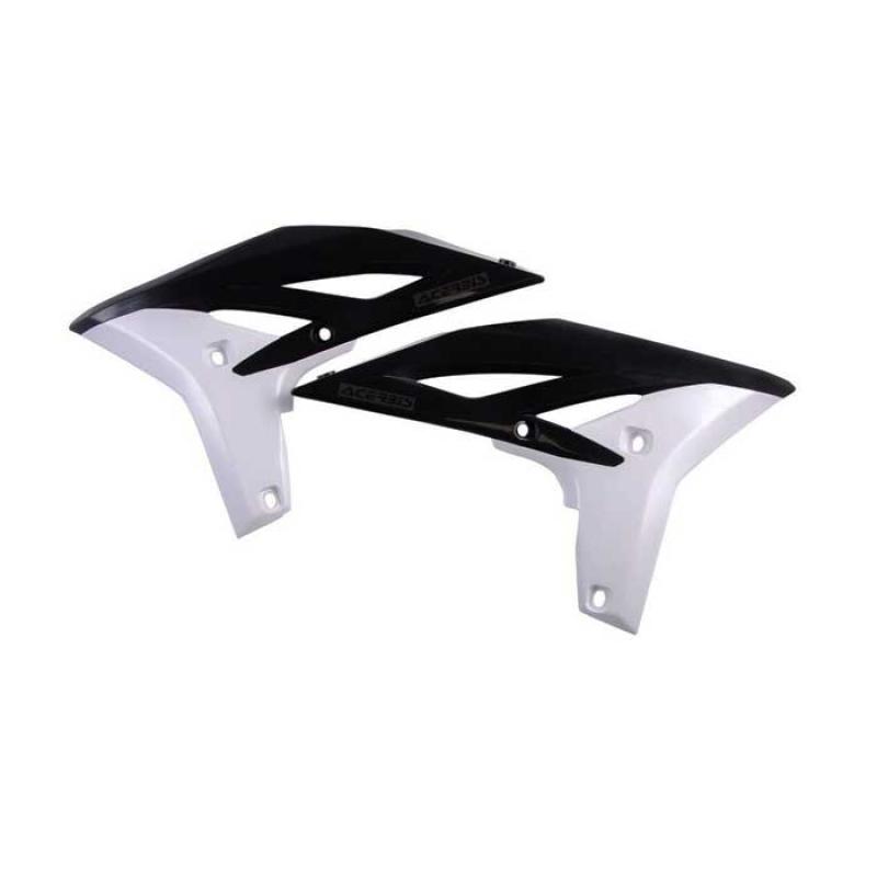 Acerbis Radiator Shrouds Yamaha YZ250F (2010-2013) WR450F (2012-2015) White/Black 10/12