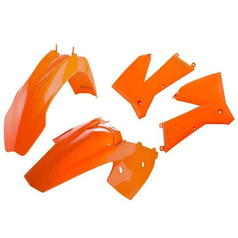 Acerbis Plastic Kit KTM EXC (05-07) XC-W200-525 (06-07) KTM Orange