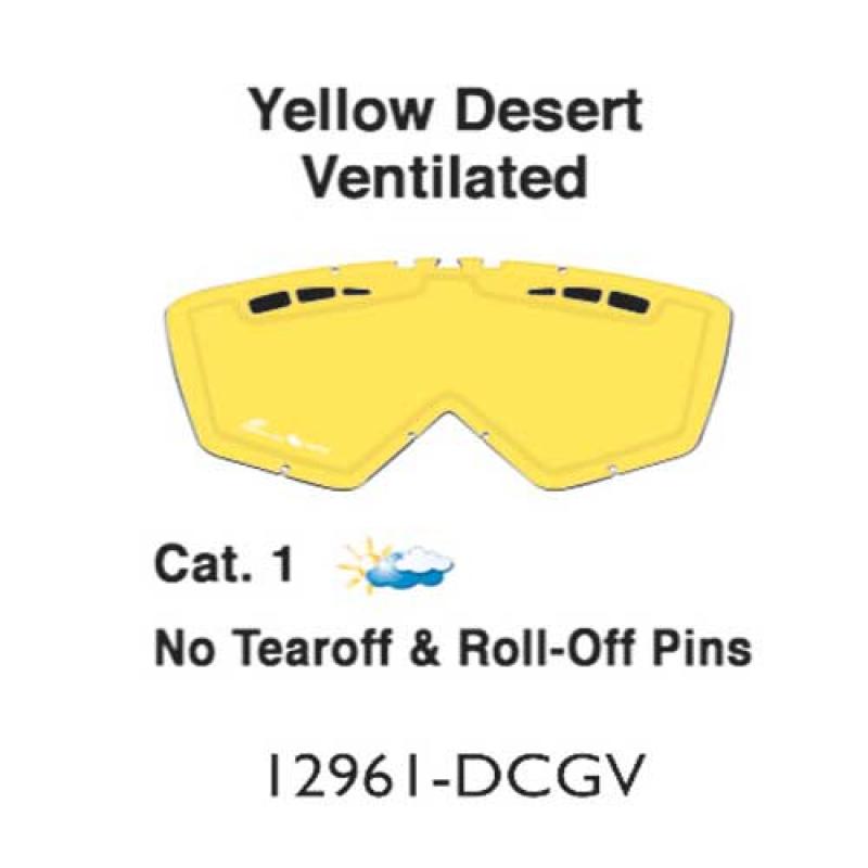 Ariete Lens Double Vented: Yellow Desert (No Pins)