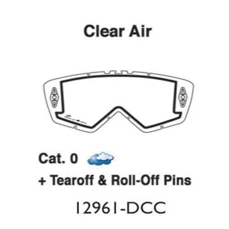 Ariete Lens Double: Clear Air (c/w Tear-Off Pins)